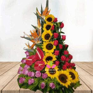 Arreglo floral "brisa de girasoles"