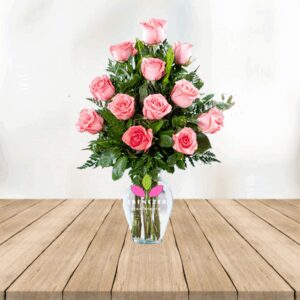 Jarron de rosas