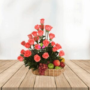 Arreglo floral frutero