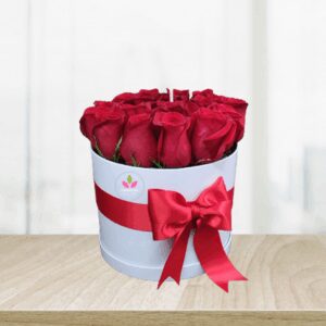 Cilindro de rosas Rojas- Floristería Cali