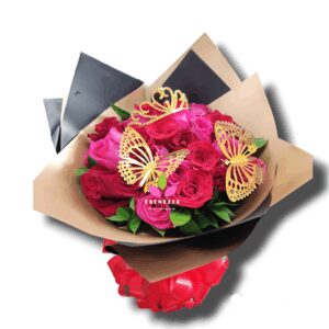 Bouquet buchon de rosas x 36