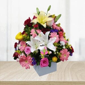 Arreglo floral jardin Multicolor - floristeria en Cali
