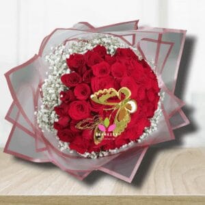 Floristerias en Cali Buchon de rosas rojas