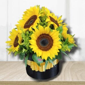 Cilindro de girasoles