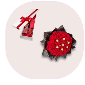 Bouquets, Buchones y cajas de rosas